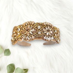 081 - Luxury Gold Rhinestone Headband
